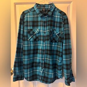 Blue Plaid Men's Flannel